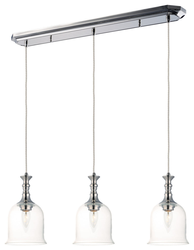 Maxim Lighting Centennial 3-Light Pendant, Polished Nickel