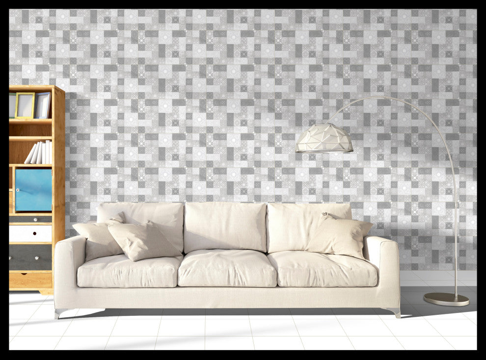 Lazio 12''x 24'' Ceramic Tile for Wall in Dark & Light Grey