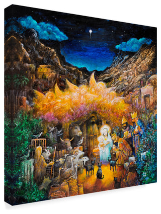 "Nativity" by Bill Bell, Canvas Art