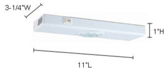 Jesco Xm111-Pb 1-Light Xenon Minuet Light Strip