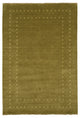 Green Transitional Solid Lori Baft Area Rug