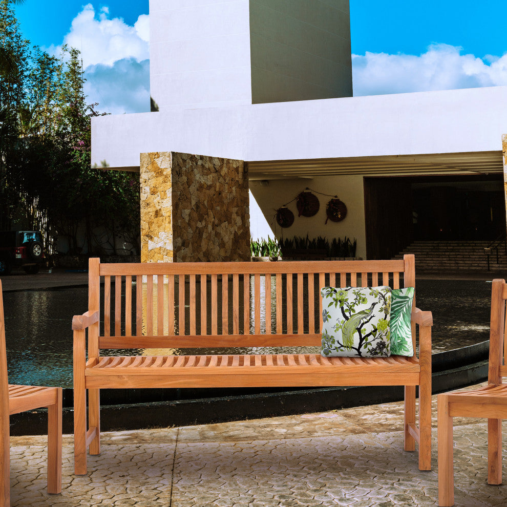 Teak Wood Elzas Double Bench