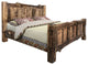 Big Sky Collection Live Edge Panel Bed, Queen, Provincial Stain