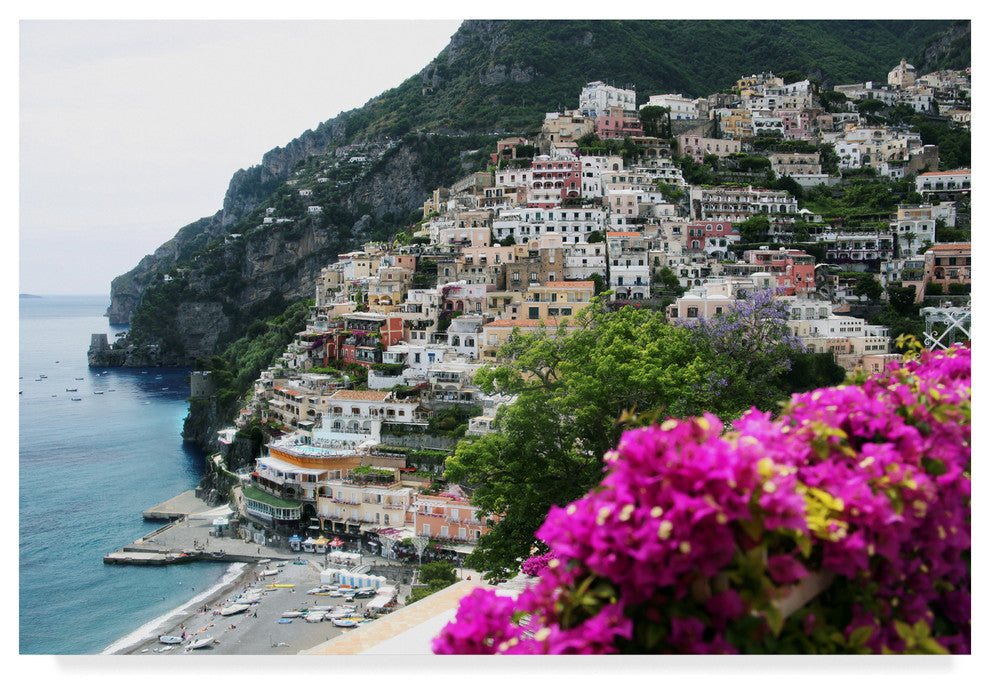 "Positano" by Chris Bliss, Canvas Art, 22"x32"