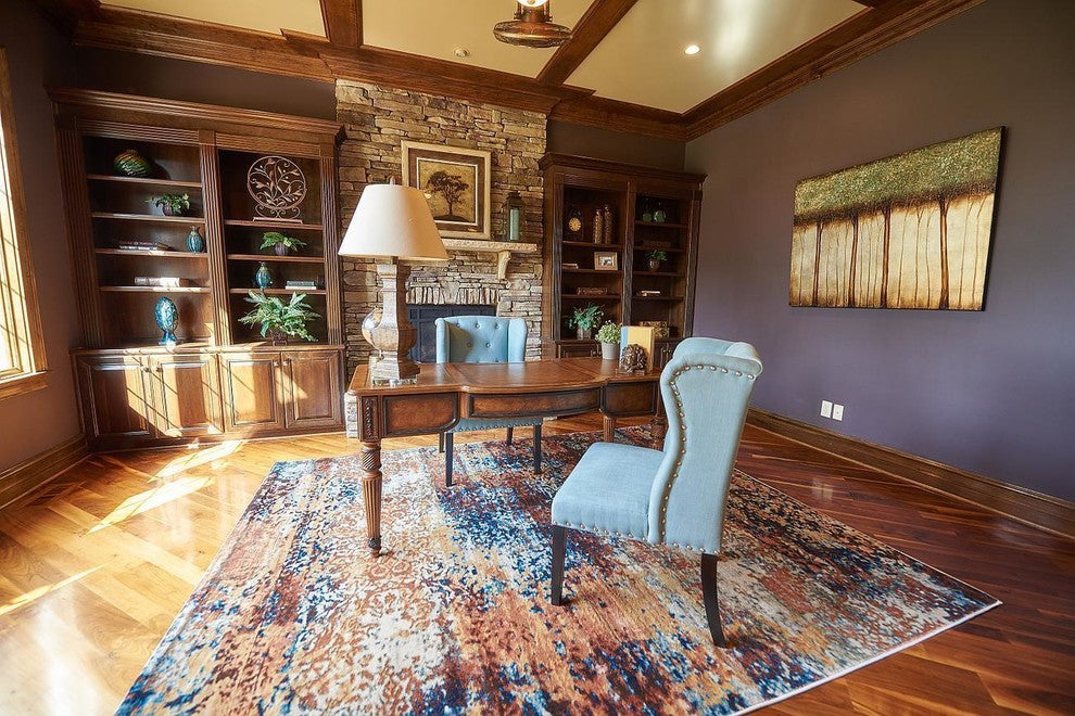 Unique Loom Brick Red Seine Mystic 2' 0 x 6' 0 Runner Rug