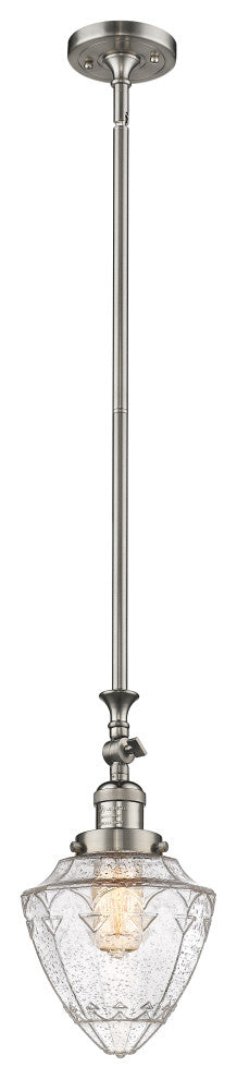 Innovations 206-SN-G664-7-LED 1 Light Mini Pendant, Brushed Satin Nickel