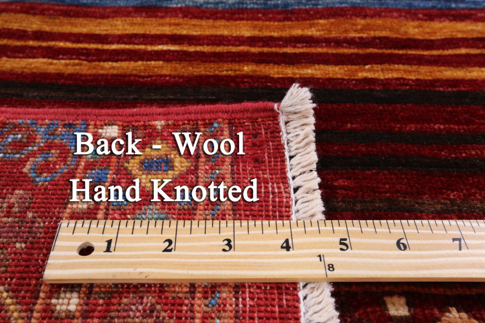 Khorjin Super Kazak Hand Knotted Rug 3' 2" X 5' 3" Q5696