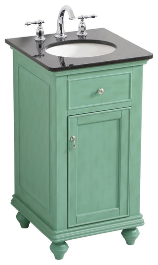 Home Living 19" Single Bathroom Vanity, Vintage Mint