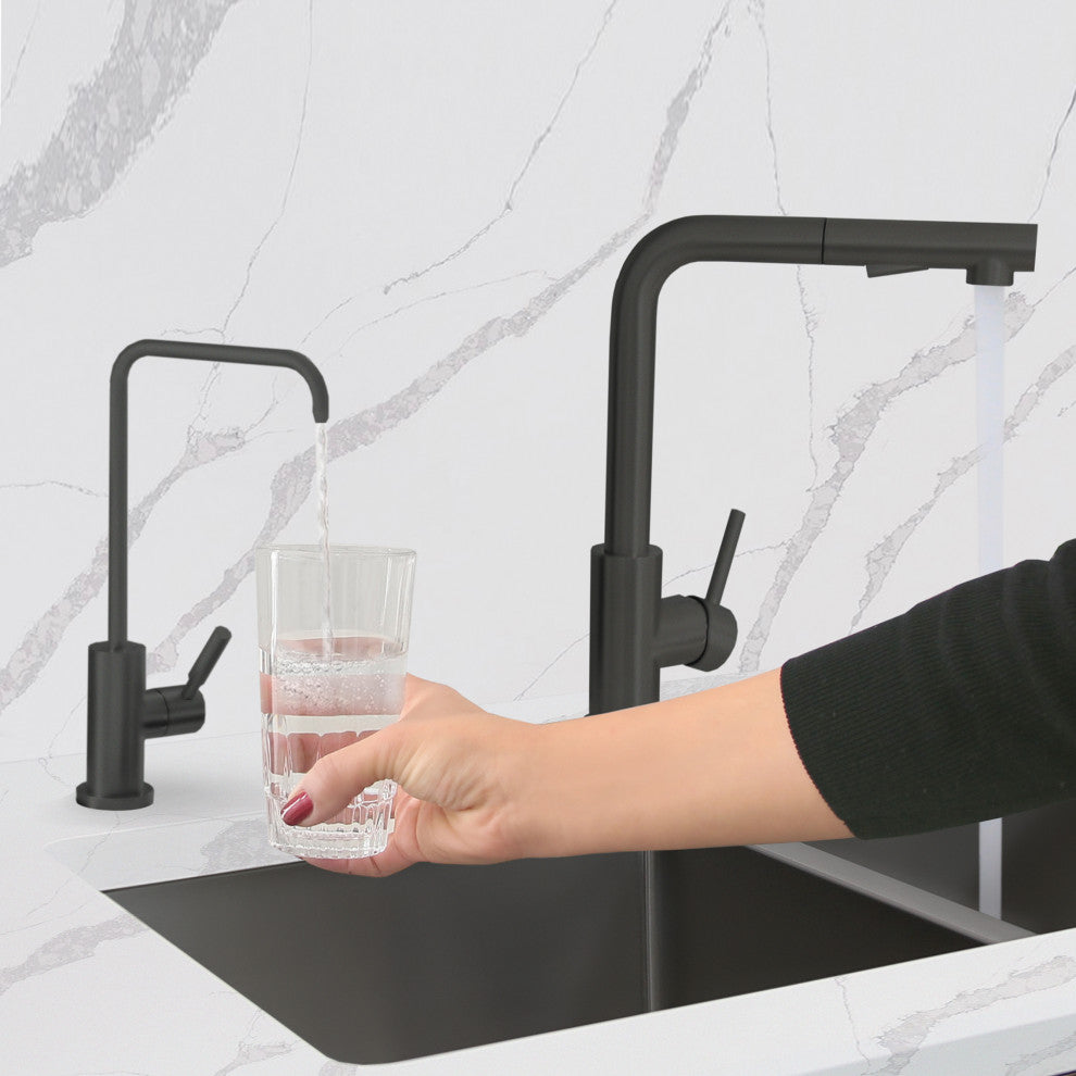 K130NK147N Single Handle Pull Down Kitchen Faucet With Cold Water Tap