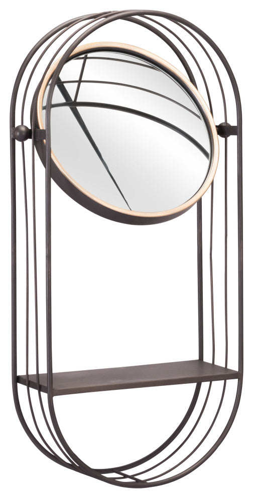 Saroni Mirror Shelf Gray