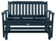 Lehigh Garden Gliding Bench 4', Federal Blue