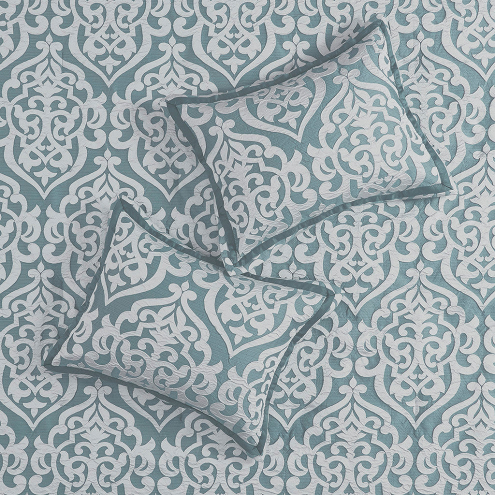 Madison Park Odette 8 Piece Jacquard Comforter Set