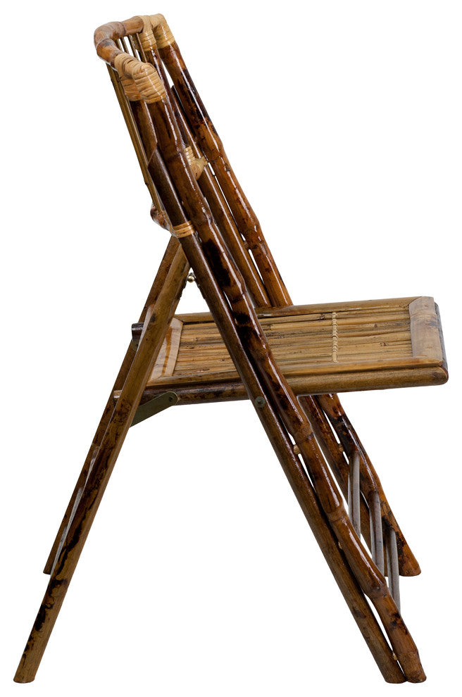 Folding Tables and Chairs, "Taranto" Bamboo Light Folding Chair