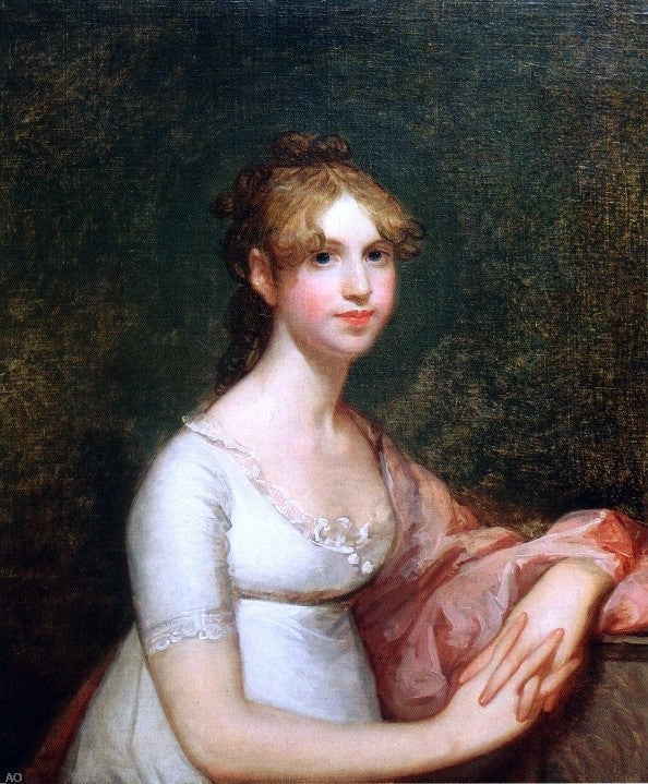 Gilbert Stuart Anna Powell Mason, 20"x25" Wall Decal Print