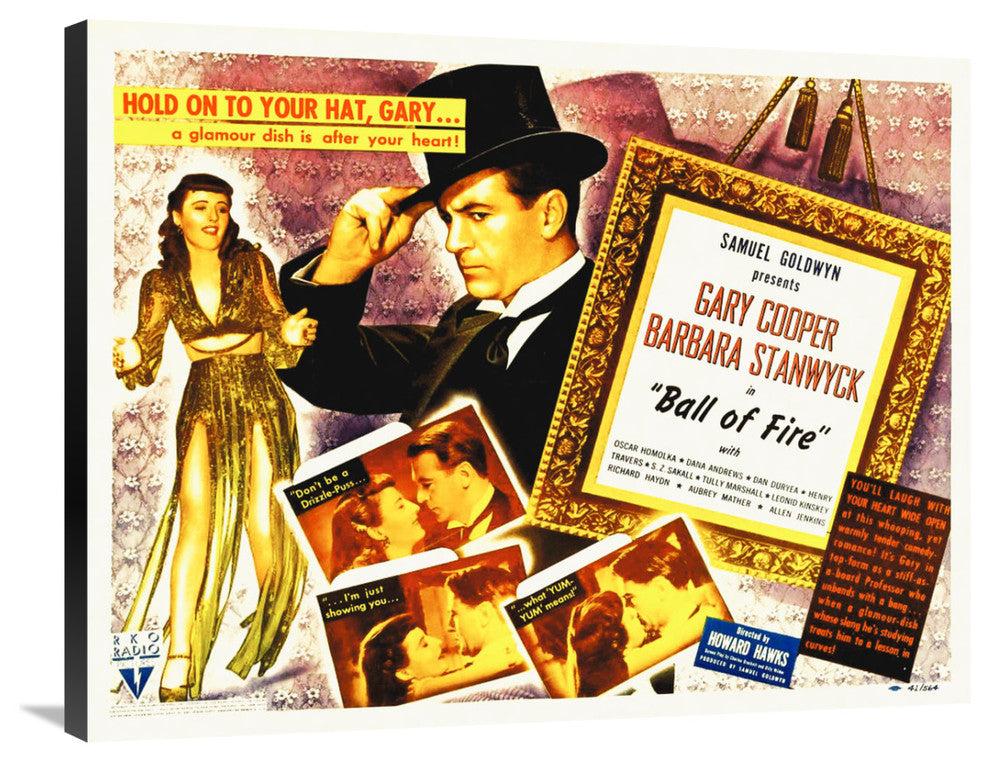 "Ball of Fire" Stretched Canvas Giclee by Hollywood Photo Archive, 36x28"