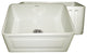 Farmhaus Fireclay Reversible Sink With A Raised Panel Front Apron On One Side