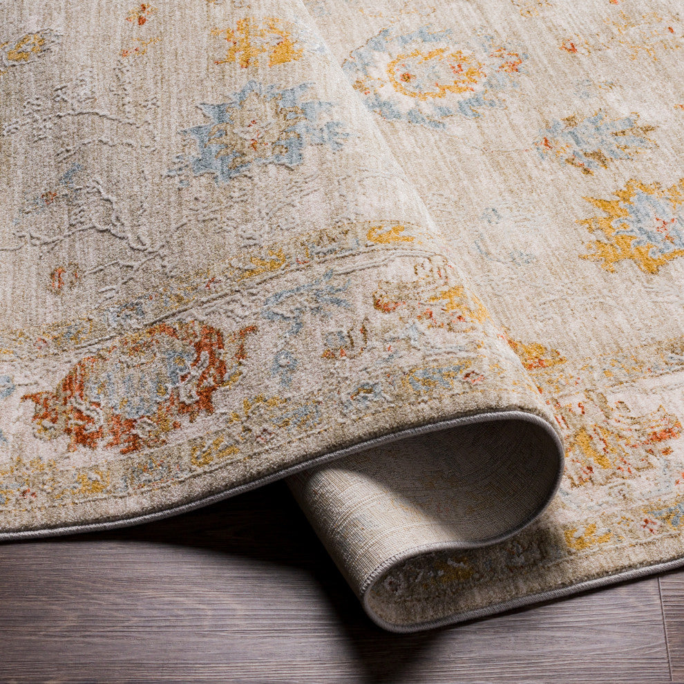 Avant Garde AVT-2310 Traditional Rust/Gray 7'10"x10'3" Area Rug