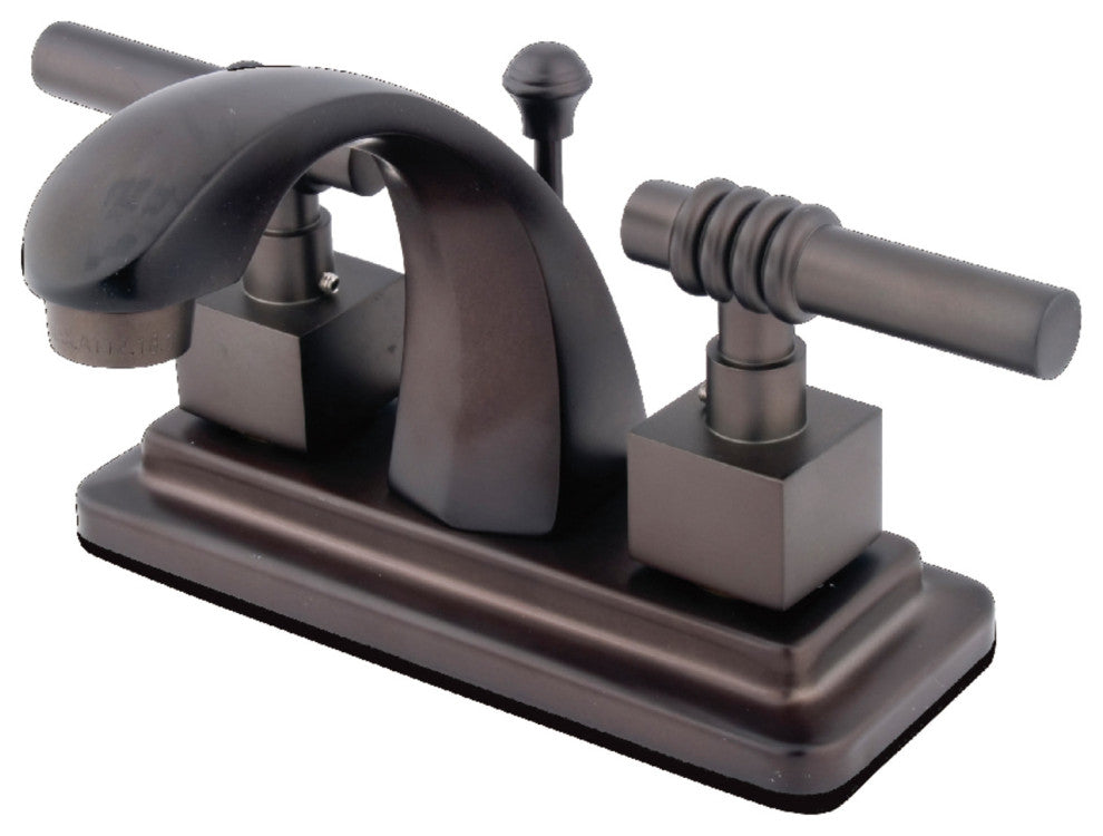 Kingston Brass 4" Centerset Bathroom Faucet, Oil Rubbed Bronze