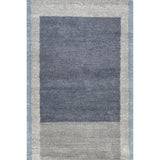 Eugene Colorblocked Wool Area Rug, Grey 8'x10'