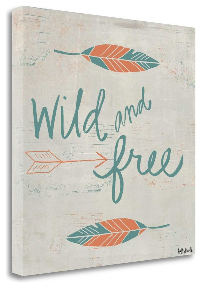 "Wild And Free" By Katie Doucette, Giclee Print on Gallery Wrap Canvas