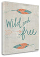 "Wild And Free" By Katie Doucette, Giclee Print on Gallery Wrap Canvas