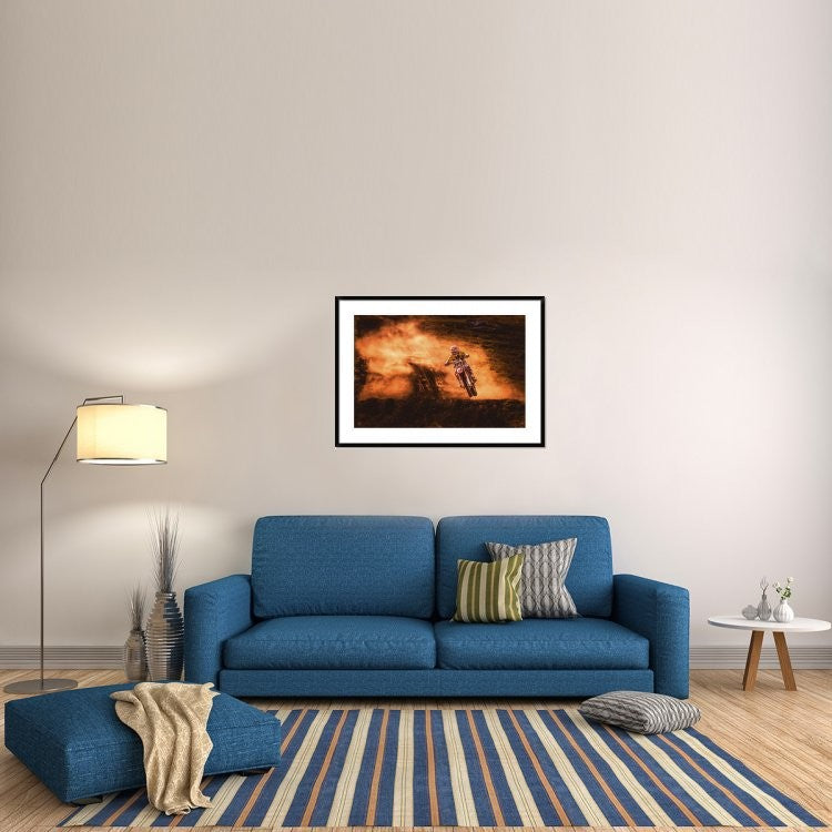 "Above" Framed Digital Print by Salkov Igor, 44x32"
