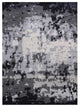 Hand Knotted Silk Area Rug Abstract Multicolor, [Rectangle] 6'x9'