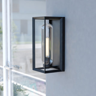 Pullman 6.5" Outdoor Wall Light Textured Black
