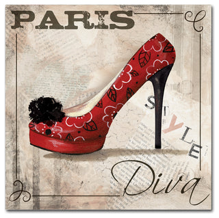 Fiona Stokes-Gilbert 'Paris Style' Canvas Art, 35 x 35
