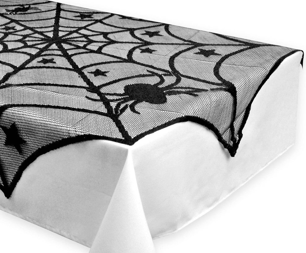 Halloween Lace Table Topper 40 Round