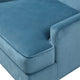 Martha Stewart Anna Upholstered Armchair With Lumbar Pillow, Blue