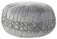 Mina Victory RC833 Pouf, Charcoal, 20" x 20" x 12"