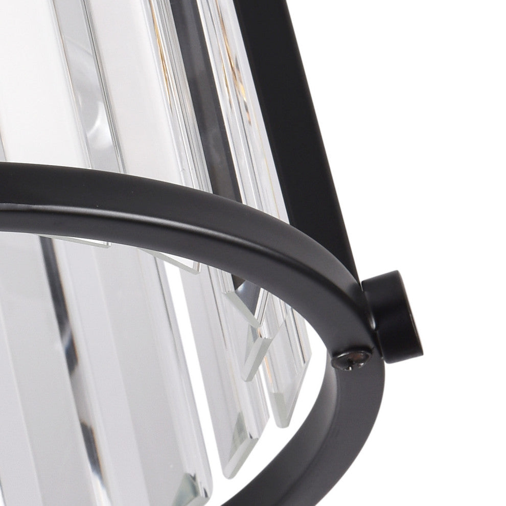 Modern 3-Light Semi Flush Mount Crystal Ceiling Lamp