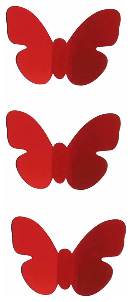 Acrylic Butterfly With Magnet 6 pieces