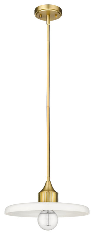 Zlite 820P14-OBR 1-Light Pendant, Gloss Opal