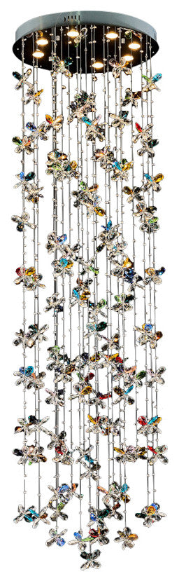 Wings of Color Chandelier