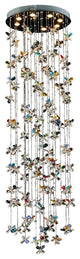 Wings of Color Chandelier