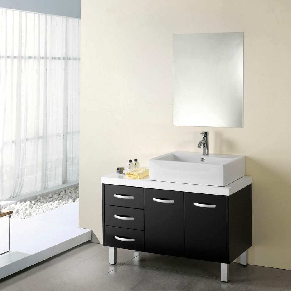Baldwin Large Frameless Wall Mirror 28"x35"
