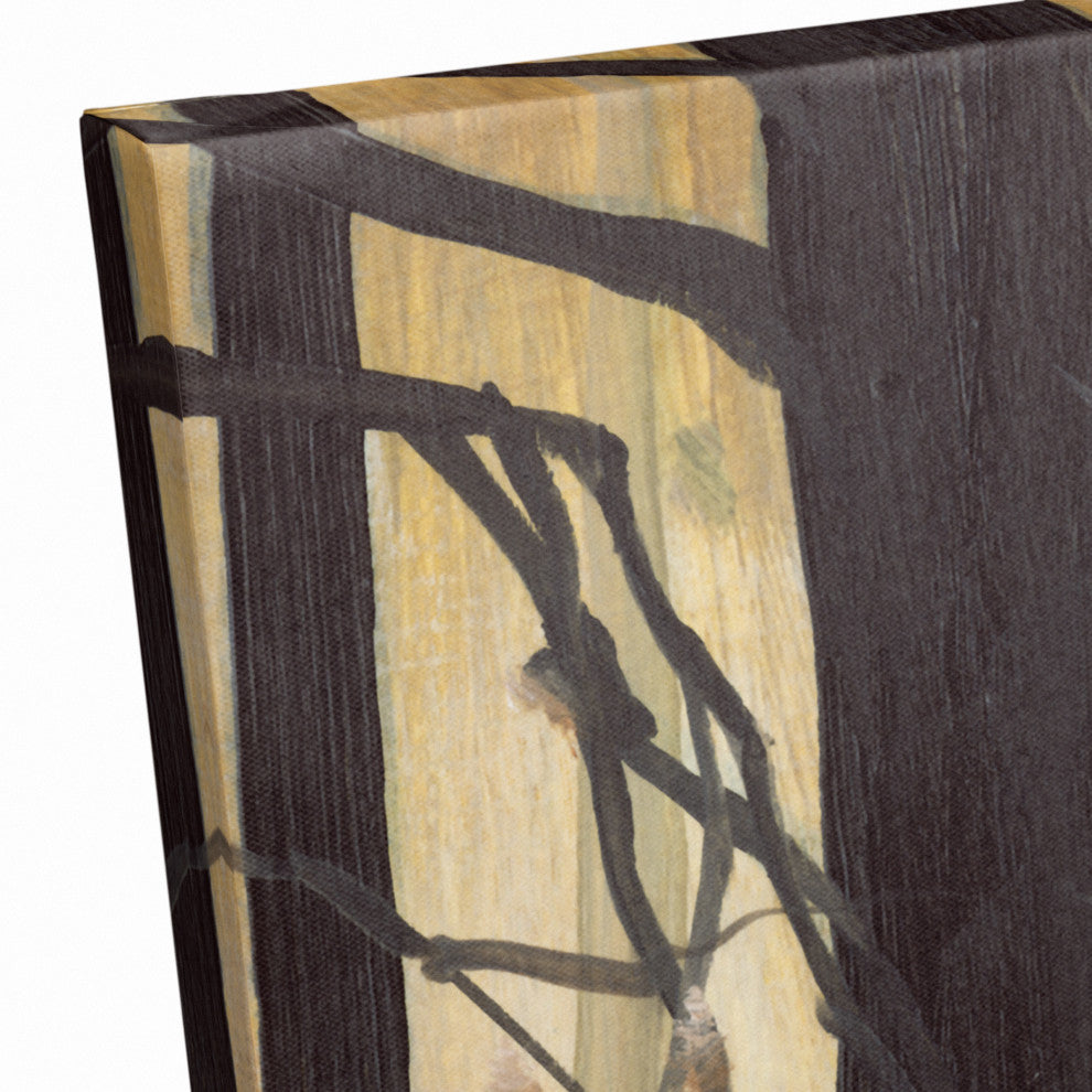 Deer In Ominous Forest 30 x 20 Canvas Wall Art