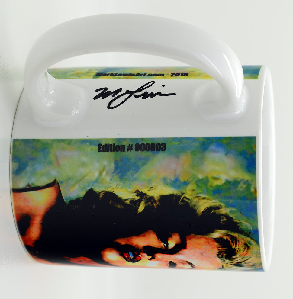 Marilyn Monroe "Insatiable" Mug Art by Mark Lewis