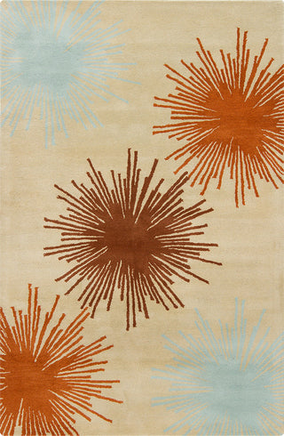 Allie Abstract Contemporary Area Rug, 5'x7'6"