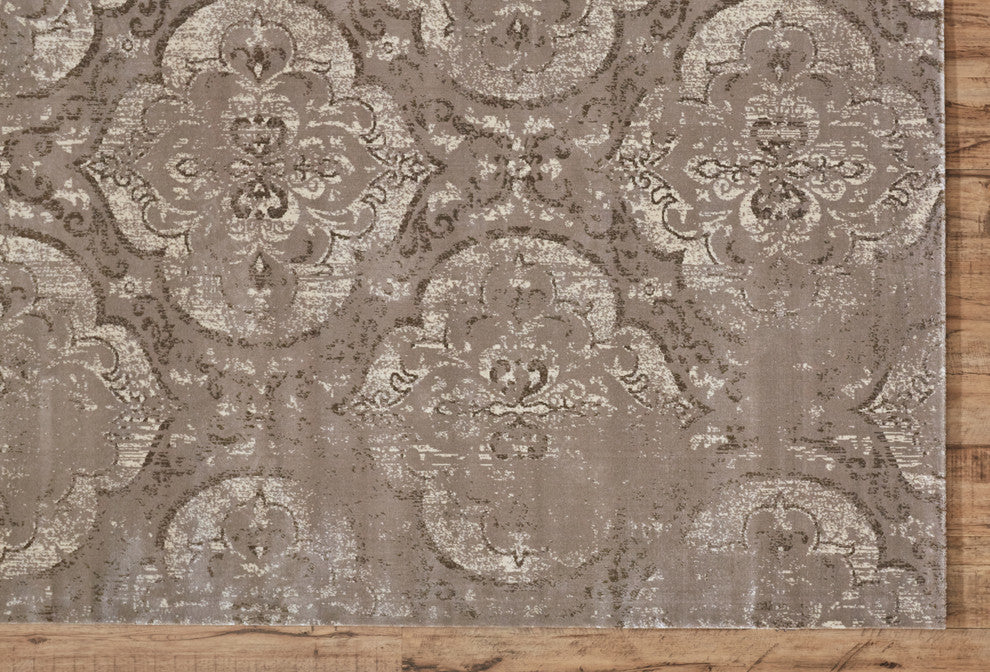 Weave & Wander Margaux Rug, Graphite, 9'2"x12'2"