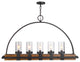 Uttermost Atwood 5-Light Rustic Linear Chandelier
