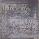Ahgly Company Indoor Square Mid-Century Modern Area Rugs, 6' Square