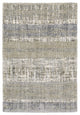 HomeRoots 9'x12' Grey and Ivory Abstract Lines Indoor Area Rug