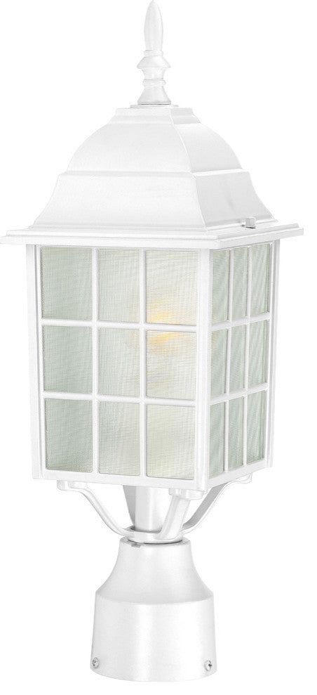 Nuvo 1-Light Adams Outdoor Light Fixture, White