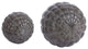 Safavieh Henla Set of 2 Decorative Ball Table Decor Black