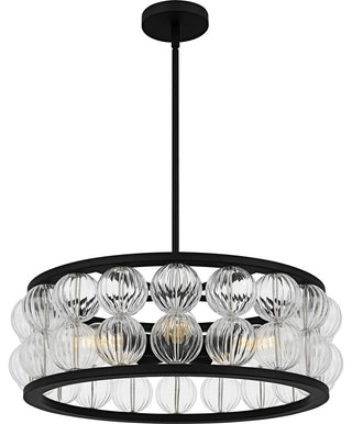 Quoizel TRK2823 Terrarock 5 Light 23"W Pendant - Polished Chrome