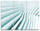 "Fractal Architecture 3-D Waves" Metal Wall Art, 3 Panels, 36"x28"