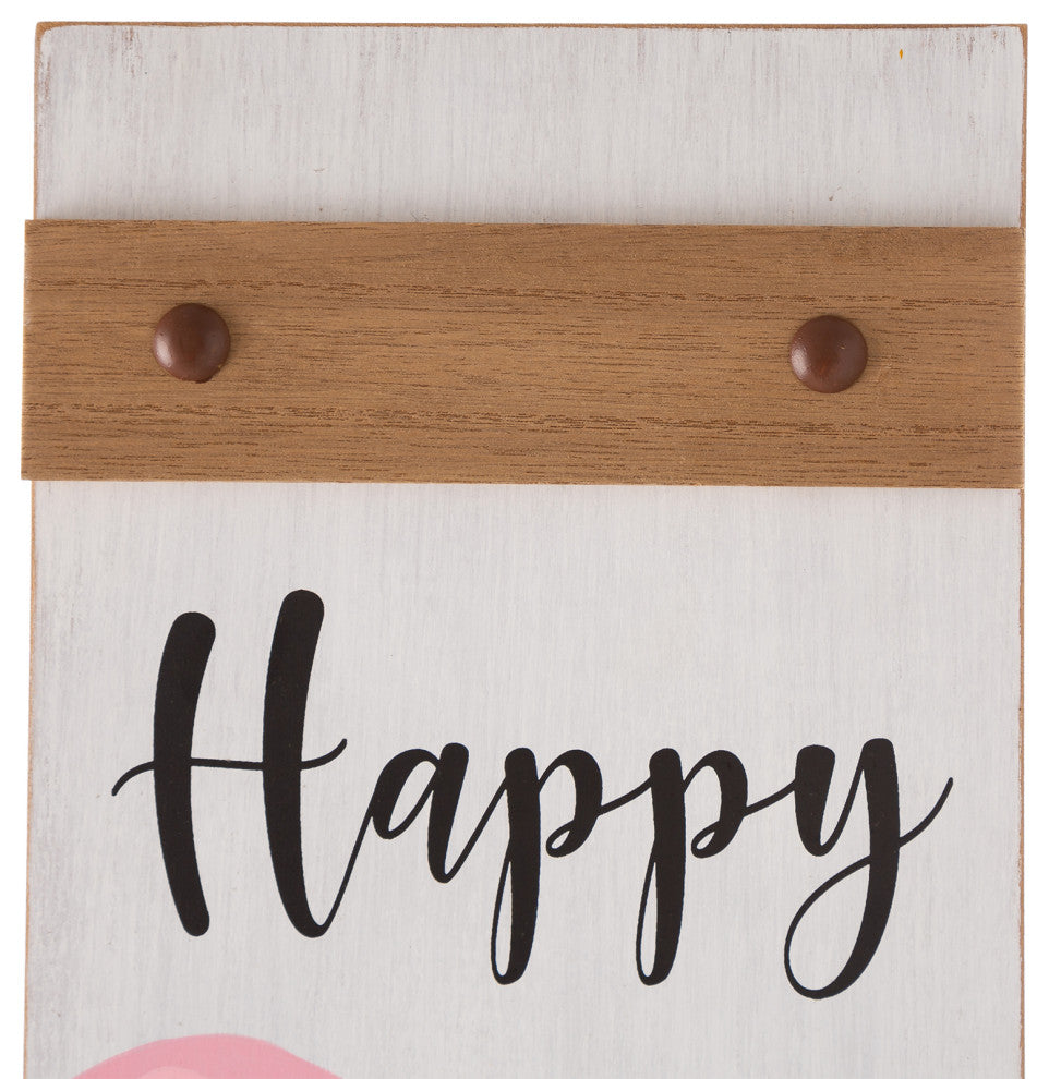 42"H Wooden "HAPPY EASTER" Porch Sign